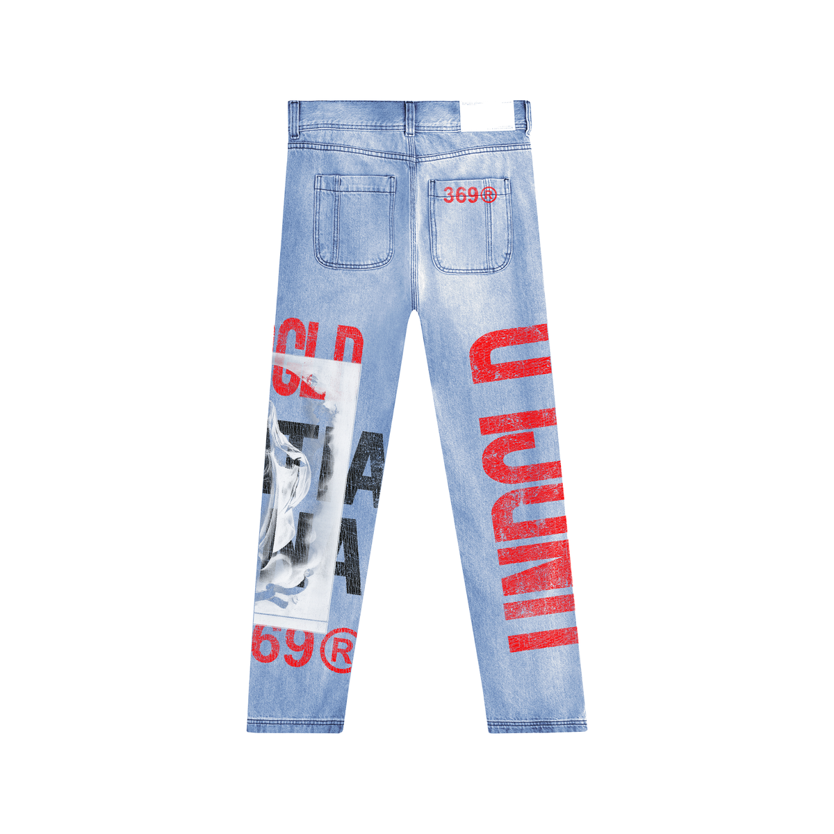 Undergold Gratia Plena Mary Regular Zip Jean