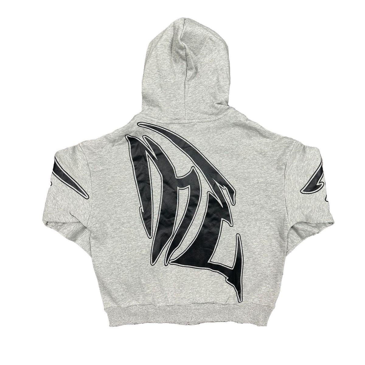 Mixed Emotions Grey Faded Hoodie