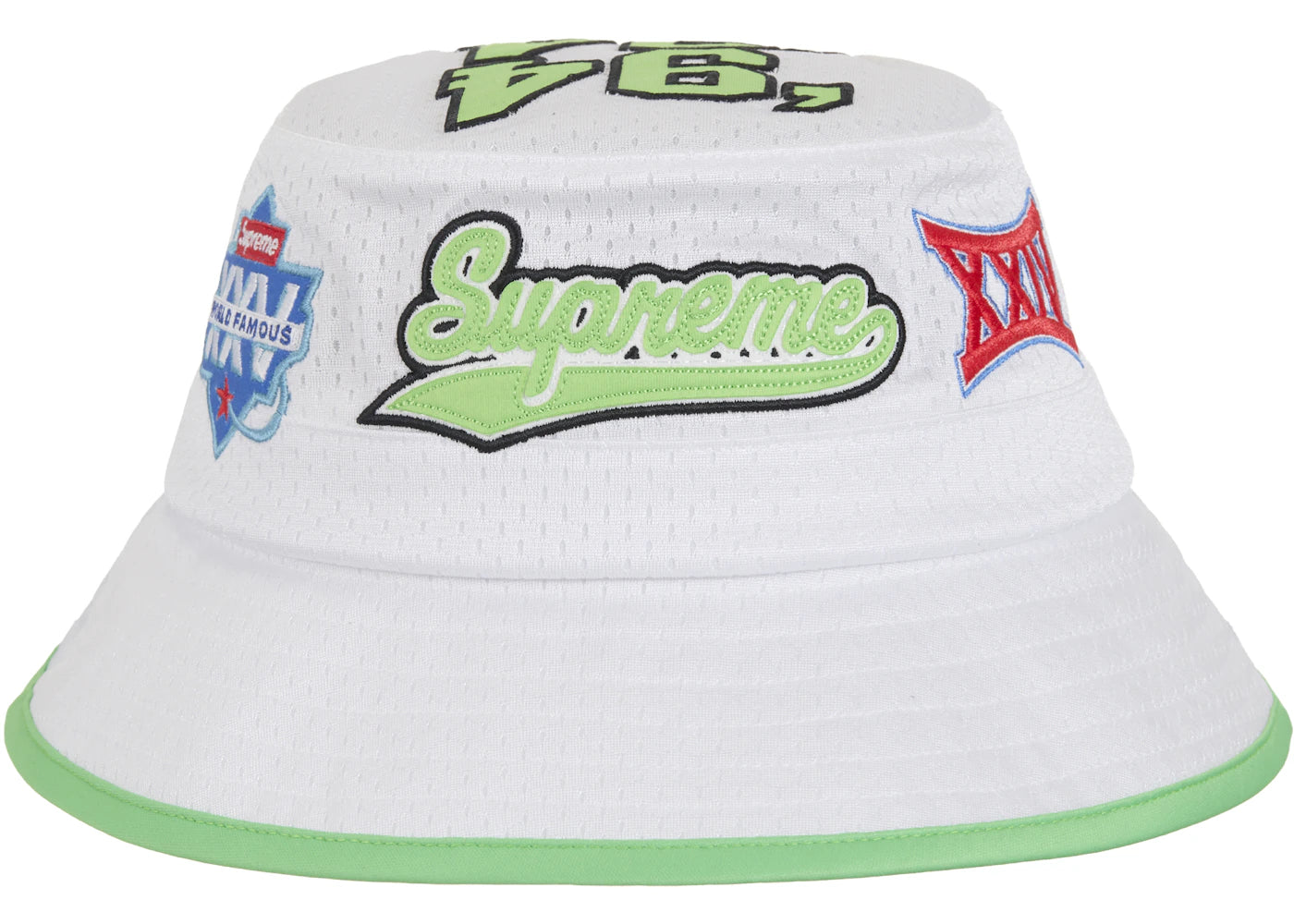 Supreme Playoffs Mesh Crusher Hat White