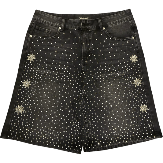 Fraternal Black Diamond Jean Shorts