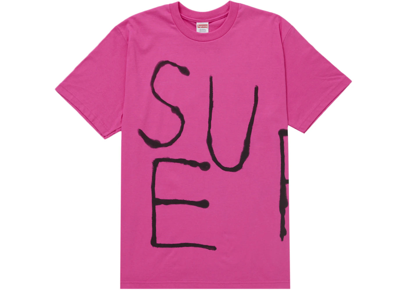 Supreme Painted Tee (SS25) Fuchsia