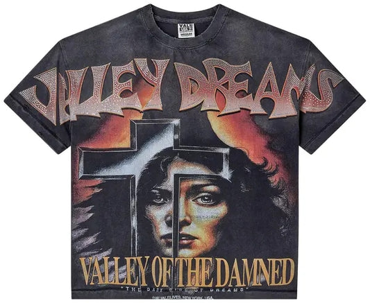 VALE FOREVER Damned Bling Tee 'Washed/Black'