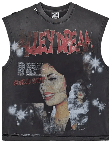 VALE FOREVER BLACK LA FOR MUSCLE TEE