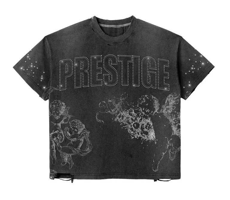 Distress Angel Rhinestone tee