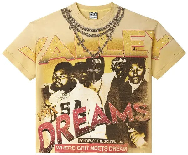 Vale Forever Golden Chambers Bling Tee 'Yellow'