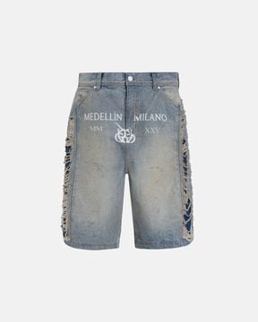 Undergold Santa Union Medellín Milano Ripped Short Dirty Blue