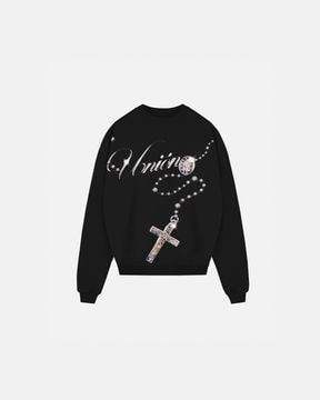 Undergold Santa Unión Our Tie To The Heavens Crewneck Black