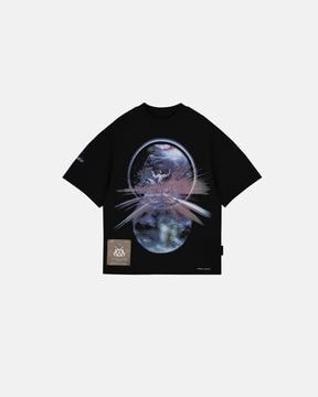 Undergold Santa Unión Nuevo Cielo Boxy Fit Tshirt Black